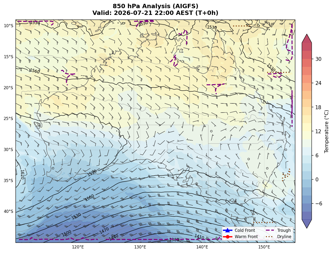 850 hPa Analysis