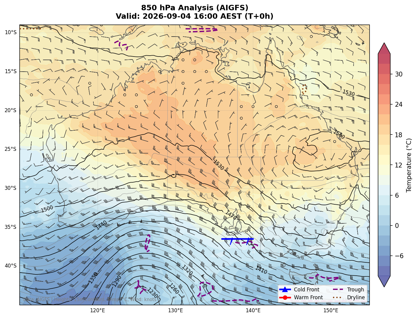 850 hPa Analysis