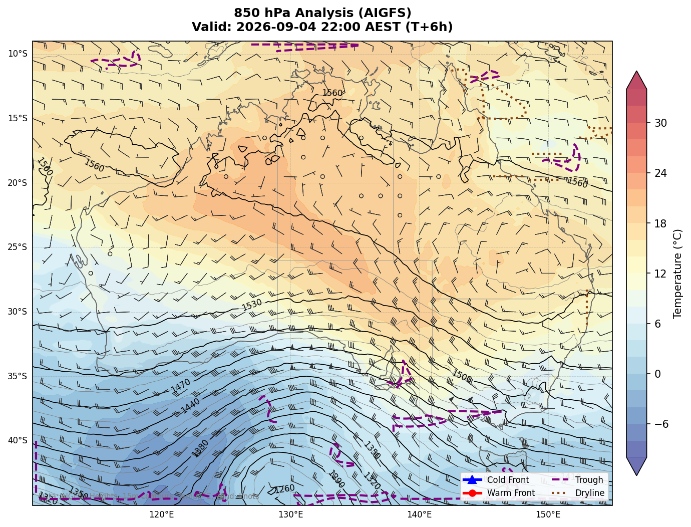 850 hPa Analysis