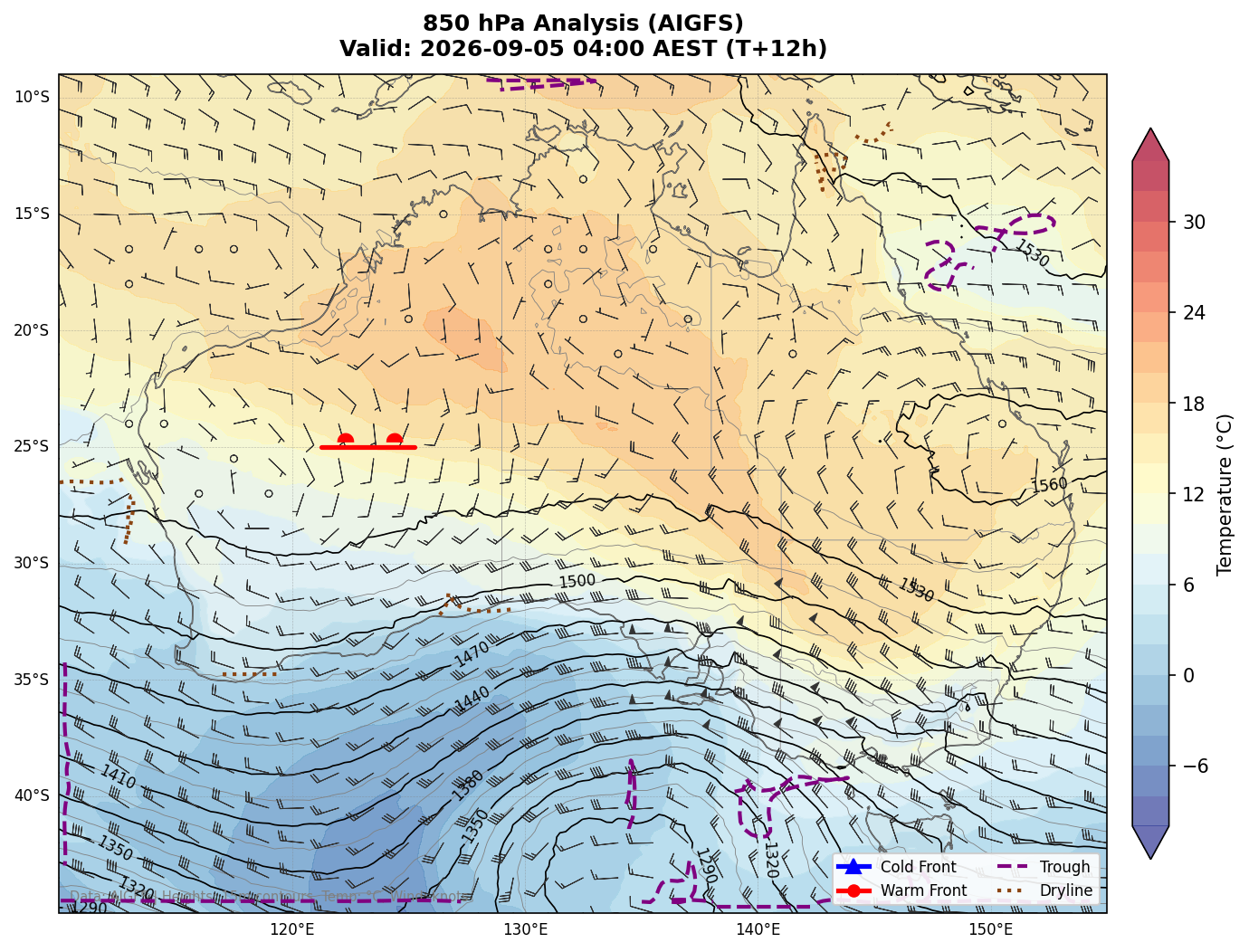 850 hPa Analysis