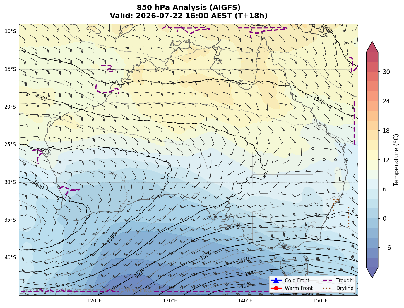 850 hPa Analysis