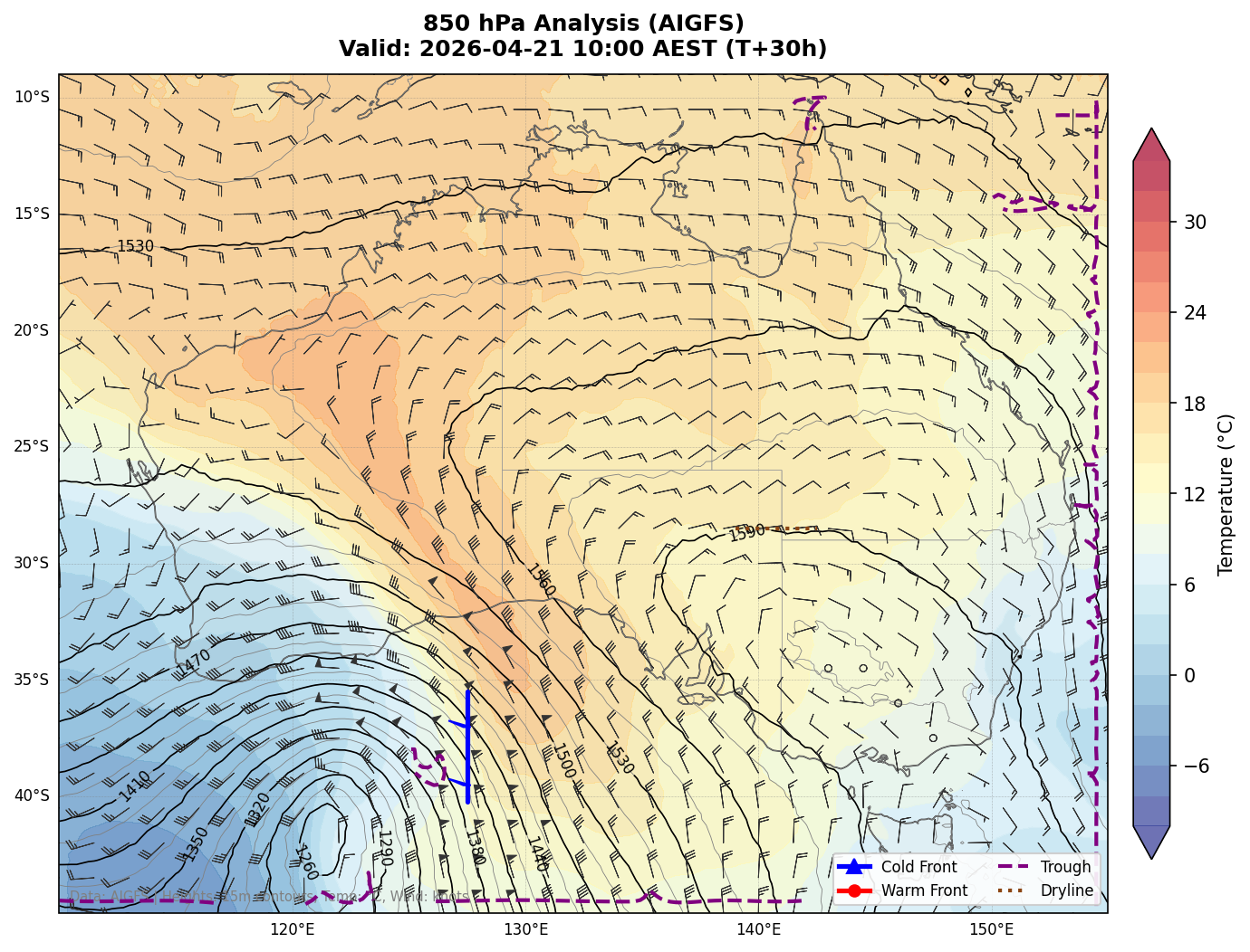 850 hPa Analysis