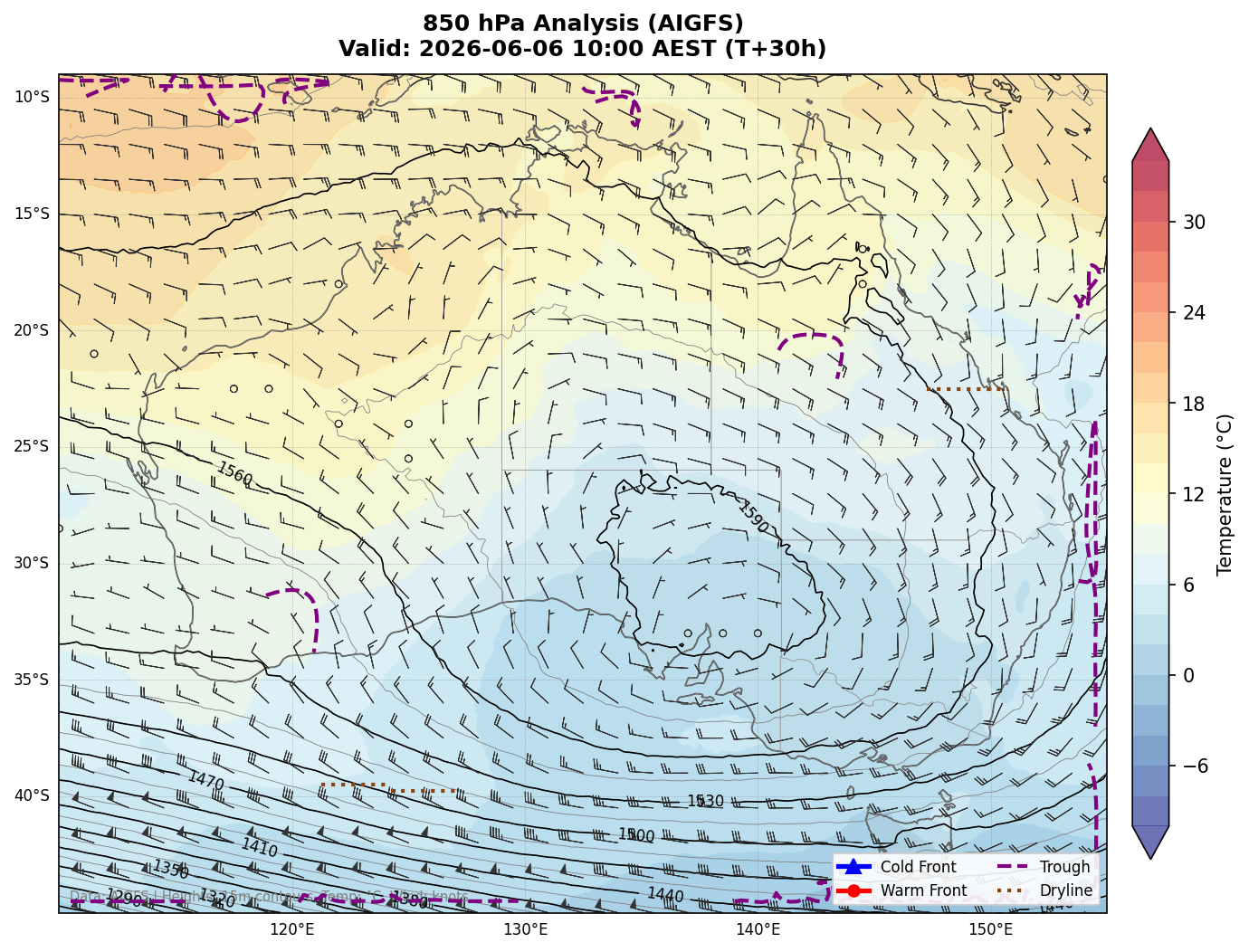 850 hPa Analysis