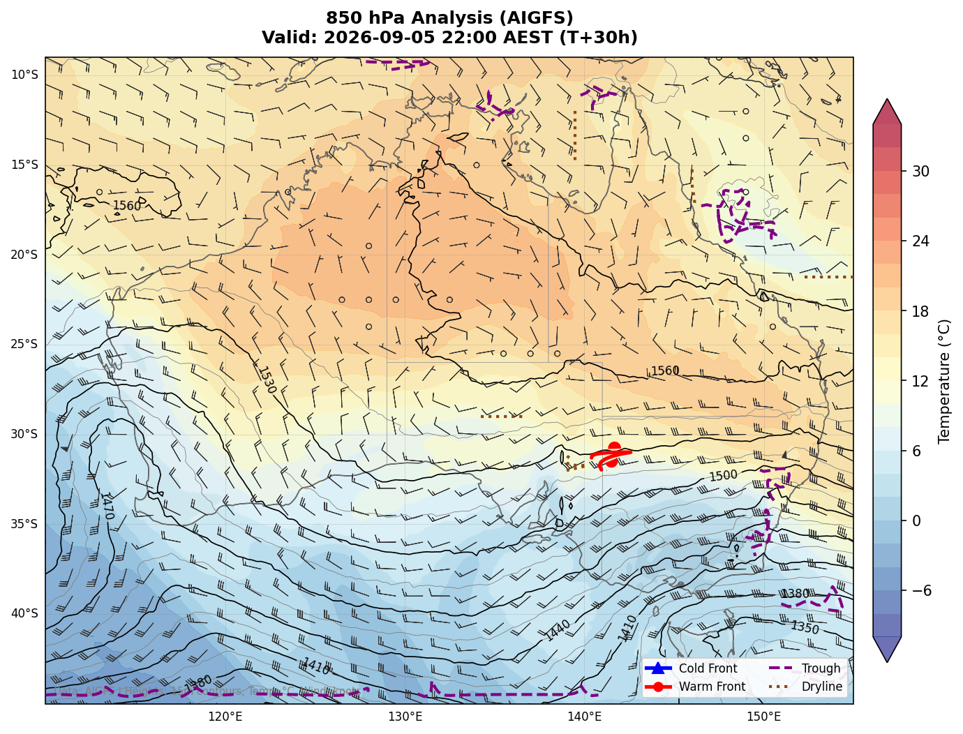 850 hPa Analysis