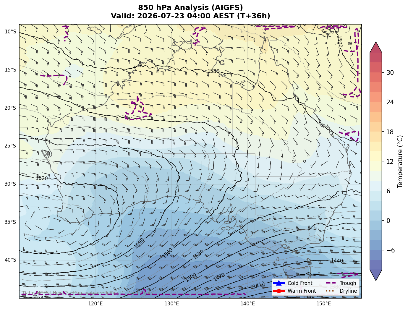 850 hPa Analysis