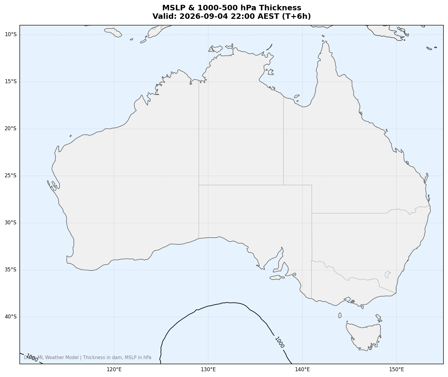 MSLP & Thickness