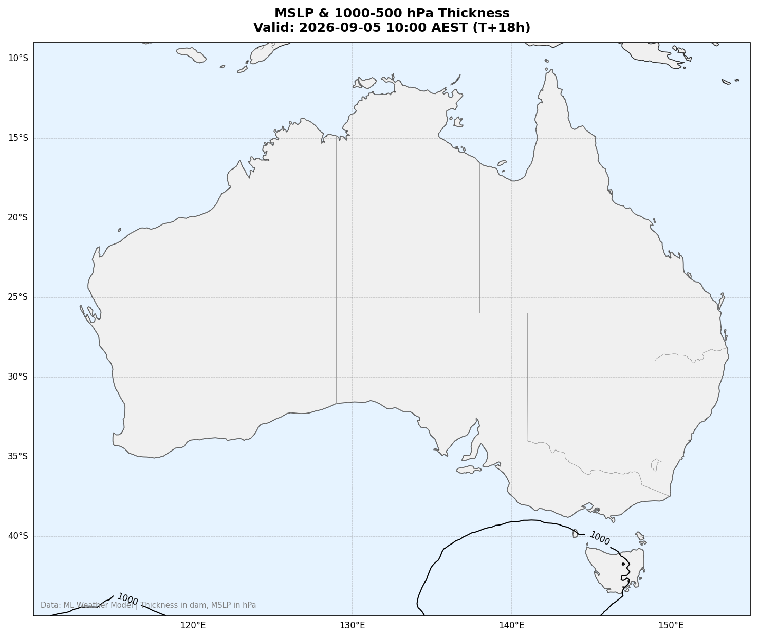 MSLP & Thickness