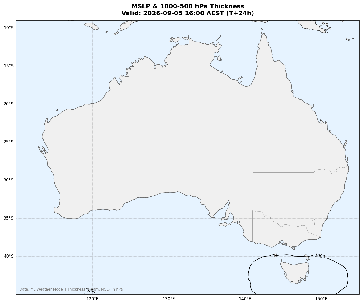 MSLP & Thickness