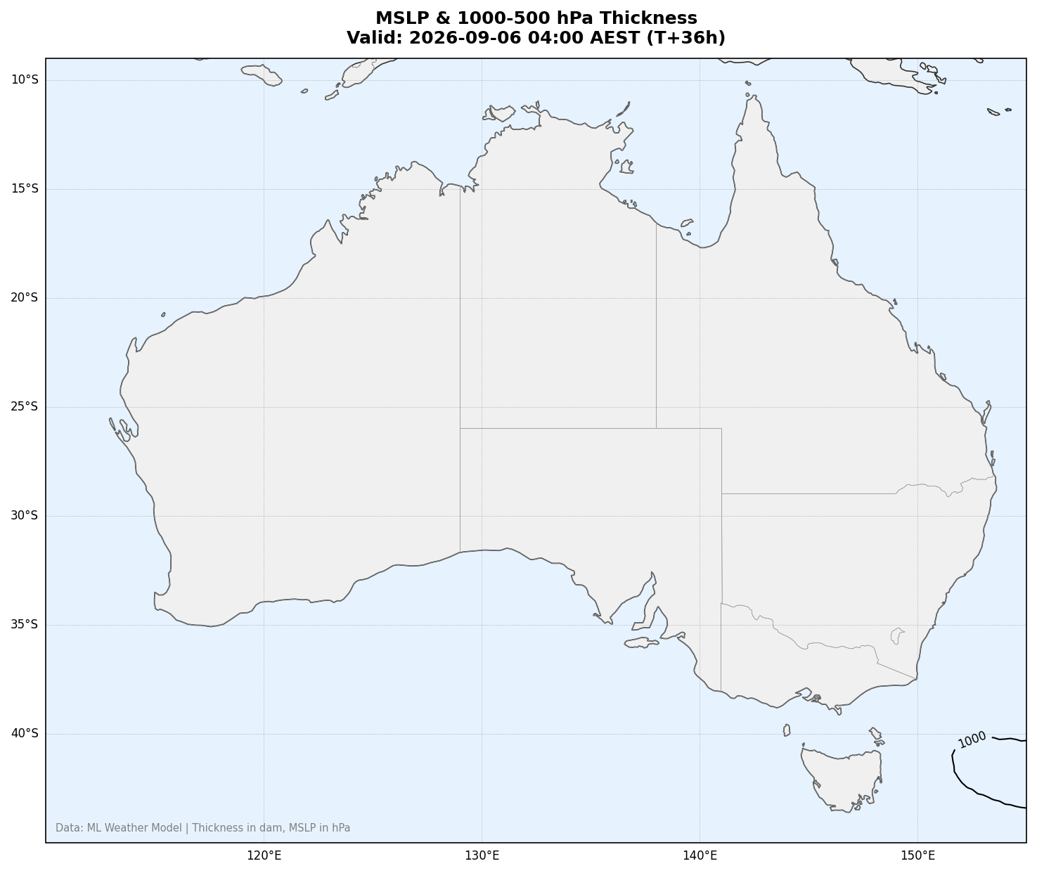 MSLP & Thickness