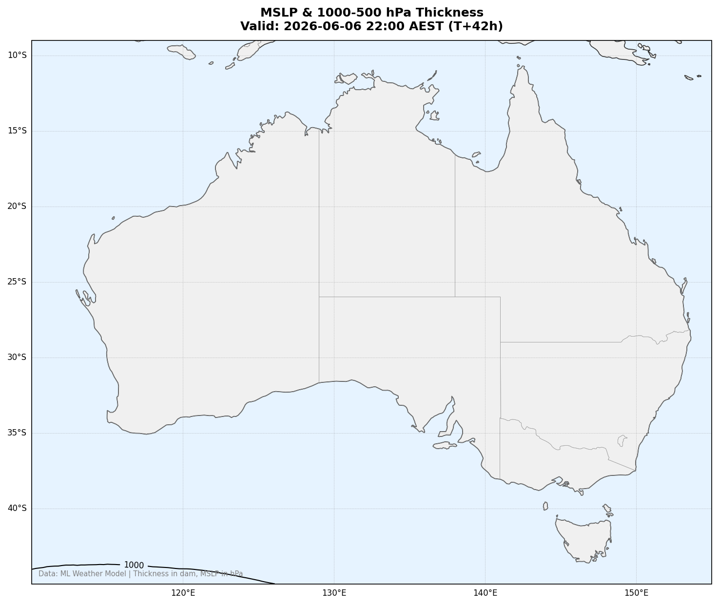 MSLP & Thickness